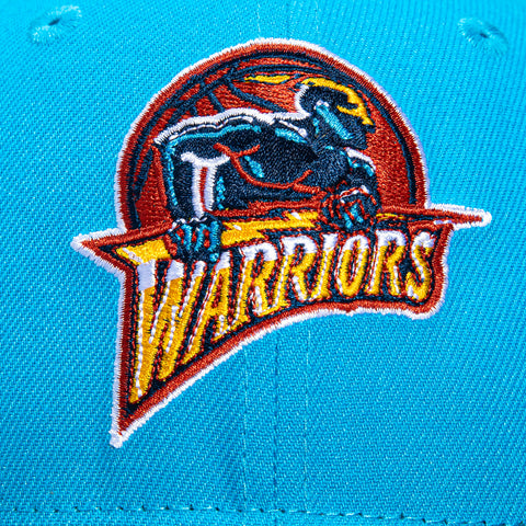 New Era 59Fifty Golden State Warriors 2000 All Star Game Patch Hat - Neon Blue, Navy New Era