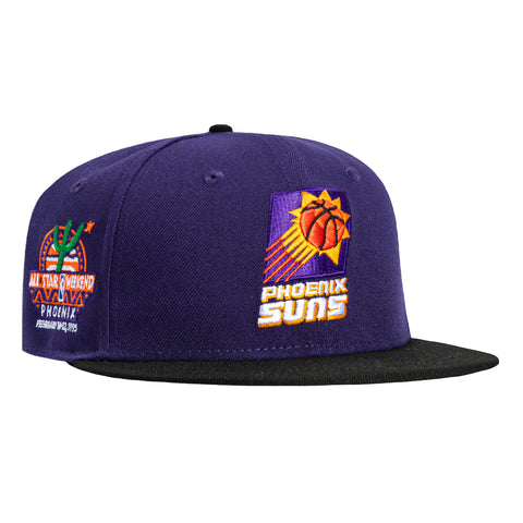 New Era 59Fifty Phoenix Suns 1995 All Star Game Patch Hat - Purple Black New Era