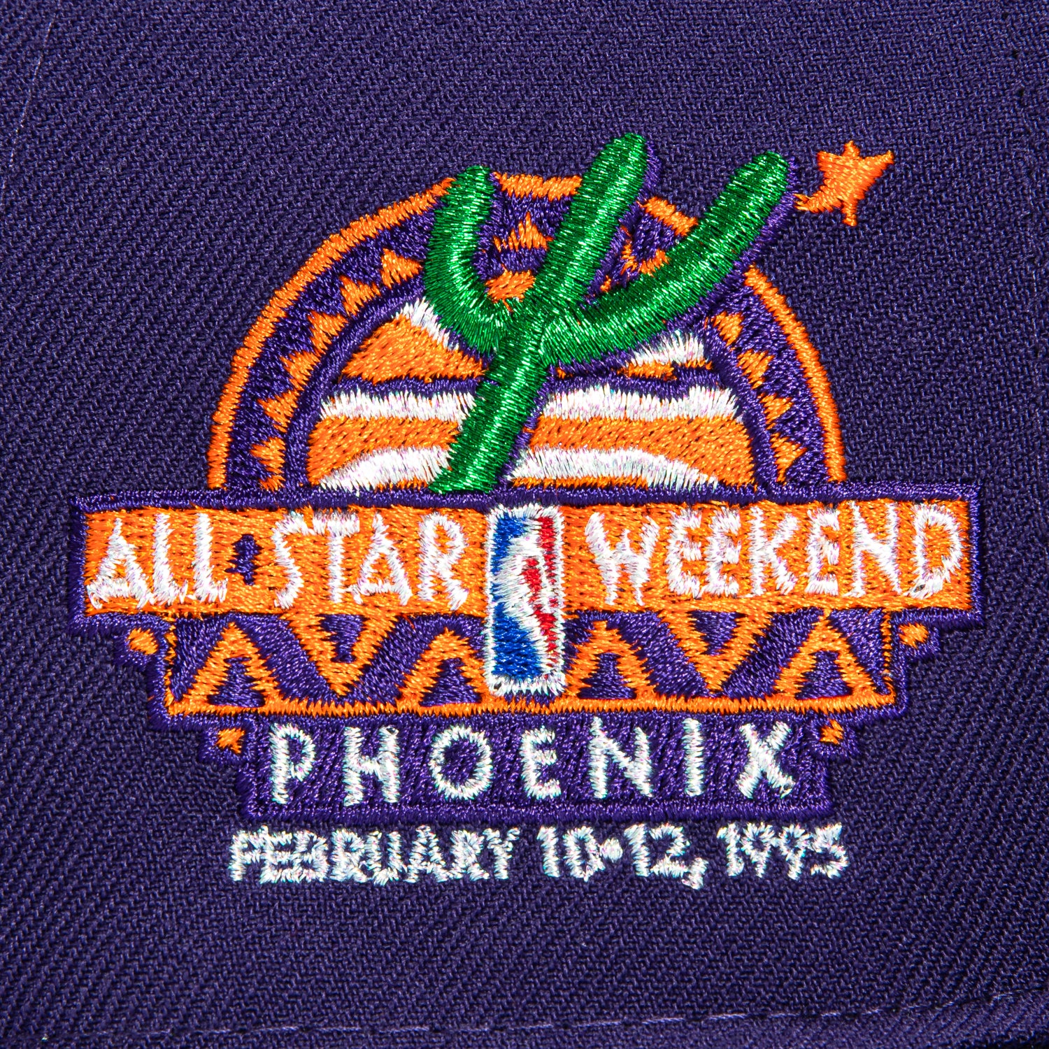 New Era 59Fifty Phoenix Suns 1995 All Star Game Patch Hat - Purple