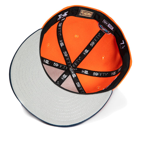 New Era 59Fifty Golden State Warriors 2002 All Star Game Patch 1997 Alternate Hat - Orange, Navy New Era