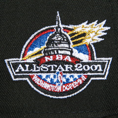 New Era 59Fifty Philadelphia 76ers 2001 All Star Game Patch 1997 Alternate Hat - Black New Era