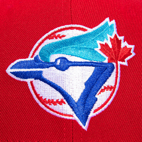 New Era 59Fifty Toronto Blue Jays 1993 World Series Patch Hat - Red New Era
