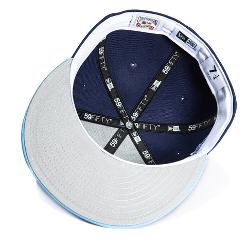 New Era 59Fifty Los Angeles Angels 40th Anniversary Patch 1997 Hat - Light Navy, Light Blue New Era