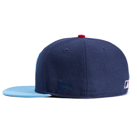 New Era 59Fifty Los Angeles Angels 40th Anniversary Patch 1997 Hat - Light Navy, Light Blue New Era