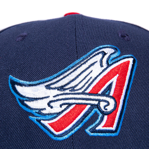 New Era 59Fifty Los Angeles Angels 40th Anniversary Patch 1997 Hat - Light Navy, Light Blue New Era