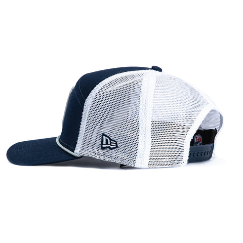 New Era 9Seventy Dallas Cowboys Rope Trucker Stretch Snapback Hat - Navy, White Dallas Cowboys