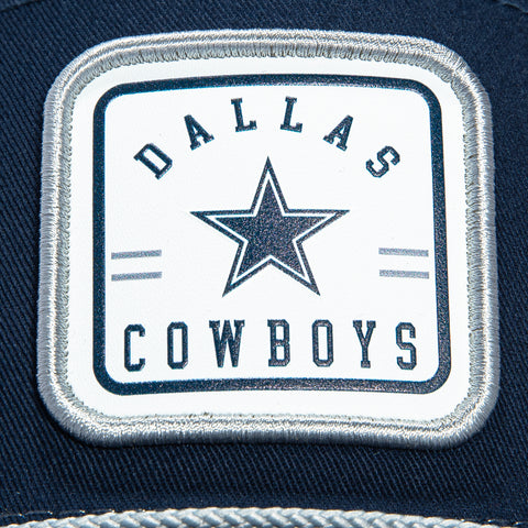 New Era 9Seventy Dallas Cowboys Rope Trucker Stretch Snapback Hat - Navy, White Dallas Cowboys