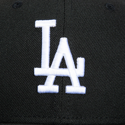 New Era 9Fifty A-Frame Los Angeles Dodgers 2025 World Series Champions Samurai Patch Snapback Hat - Black, White New Era