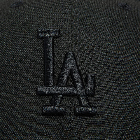 New Era 9Fifty A-Frame Los Angeles Dodgers Back-To-Back World Series Champions Diamond Patch Snapback Hat - Black, Black New Era