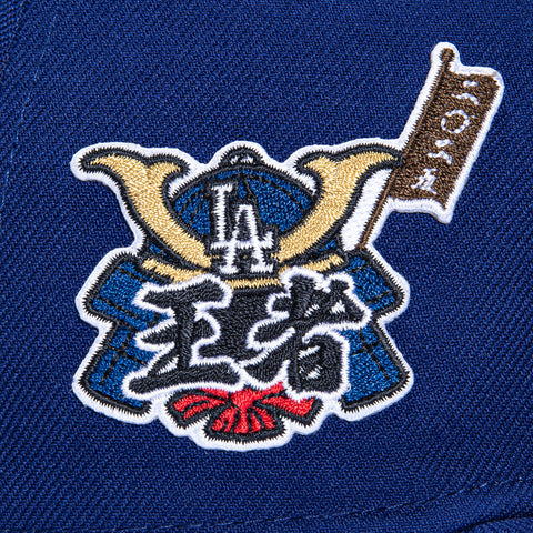 New Era 59Fifty Los Angeles Dodgers 2025 World Series Champions Samurai Patch Hat - Royal New Era