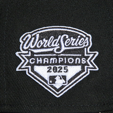 5950 2025 WORLD SERIES CHAMPS EMB PATCH BLK/WH New Era