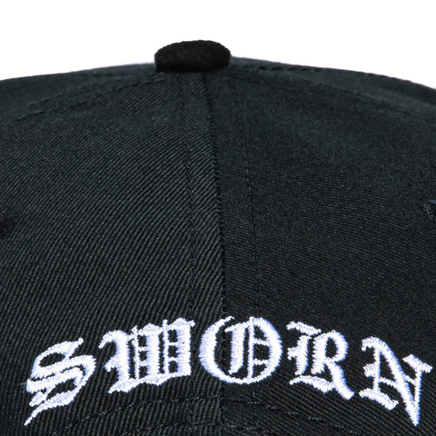 Sworn To Us Unfinished Business Snapback Hat - Black Sworn To Us
