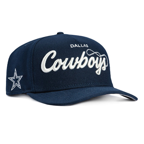 New Era 9Fifty A-Frame Local Play Dallas Cowboys Logo Patch Snapback Hat - Navy Dallas Cowboys