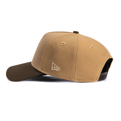 New Era 9Forty A-Frame Arizona Diamondbacks Inaugural Patch A Snapback Hat - Khaki, Brown New Era