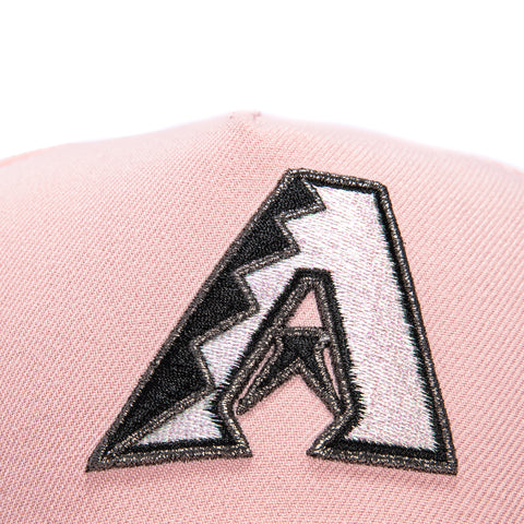 New Era 9Forty A-Frame Arizona Diamondbacks Inaugural Patch A Snapback Hat - Pink, White New Era