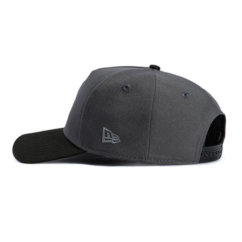 New Era 9Forty A-Frame Arizona Diamondbacks Inaugural Patch D Snapback Hat - Graphite, Black New Era