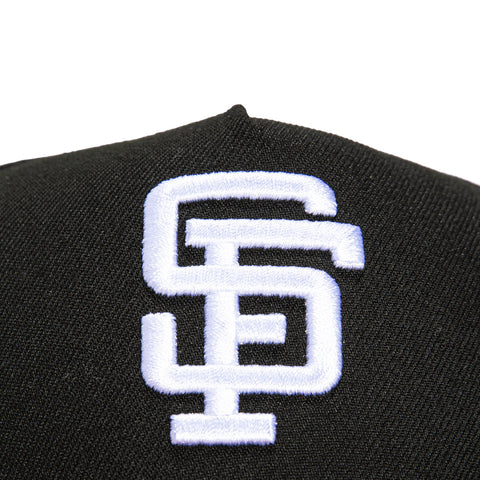 New Era 9Forty A-Frame San Francisco Giants Candlestick Park Patch Snapback Hat - Black, Khaki New Era