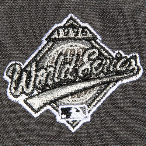 New Era 9Forty A-Frame New York Yankees 1996 World Series Patch Snapback Hat - Graphite, Black New Era