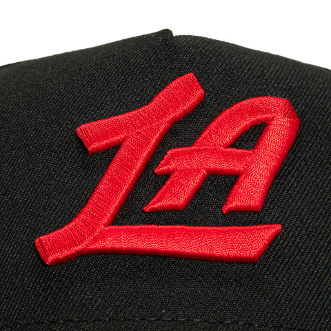 New Era 9Forty A-Frame Black Dome Los Angeles Clippers 2026 All Star Game Patch LA Snapback Hat - Black New Era