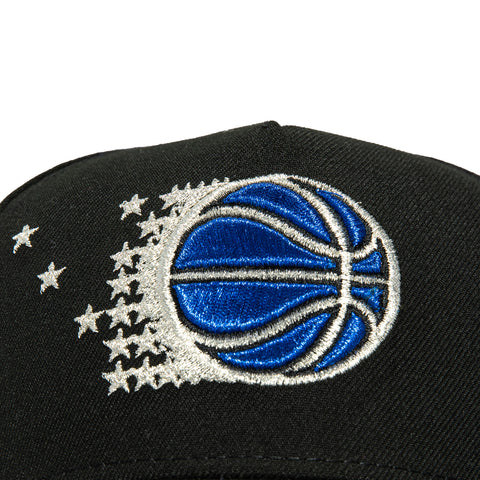 New Era 9Forty A-Frame Black Dome Orlando Magic 1989 All Star Game Patch Snapback Hat - Black New Era