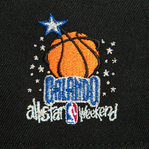 New Era 9Forty A-Frame Black Dome Orlando Magic 1989 All Star Game Patch Snapback Hat - Black New Era