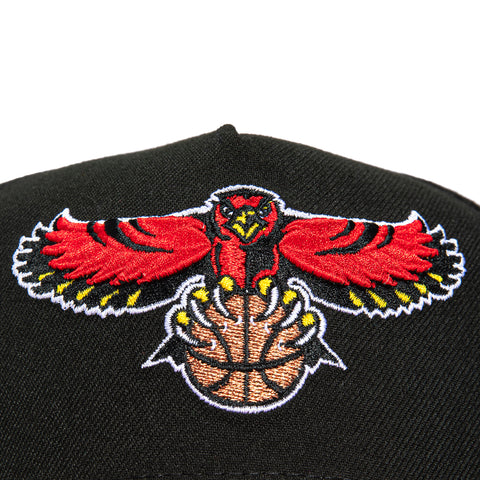 New Era 9Forty A-Frame Atlanta Hawks 2003 All Star Game Patch Snapback Hat - Black, Red New Era