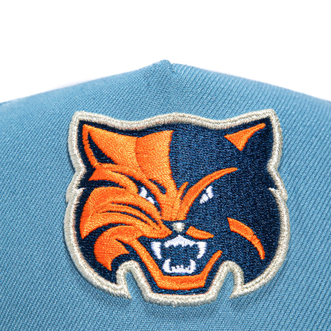 New Era 9Forty A-Frame Charlotte Bobcats Logo Patch Alternate Snapback Hat - Indigo, Navy New Era