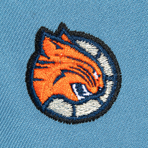New Era 9Forty A-Frame Charlotte Bobcats Logo Patch Alternate Snapback Hat - Indigo, Navy New Era