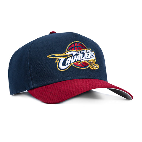 New Era 9Forty A-Frame Cleveland Cavaliers 2003 Snapback Hat - Navy, Cardinal New Era