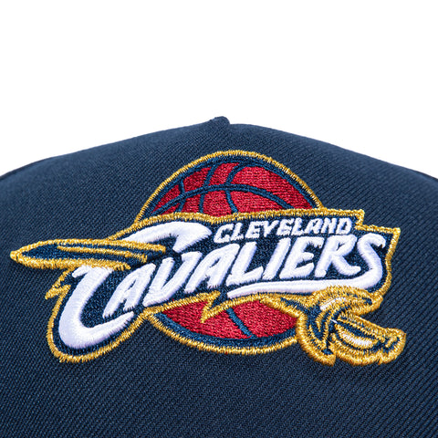 New Era 9Forty A-Frame Cleveland Cavaliers 2003 Snapback Hat - Navy, Cardinal New Era