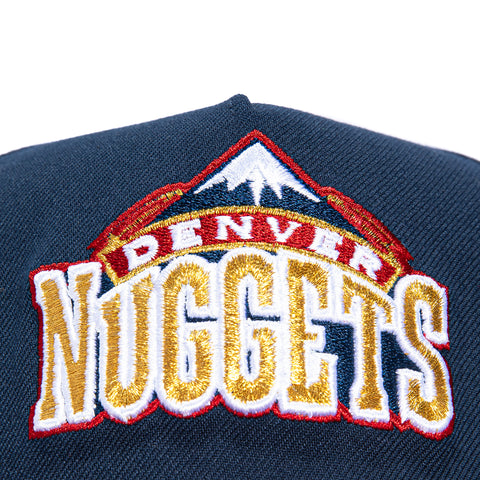 New Era 9Forty A-Frame Denver Nuggets 1994 Snapback Hat - Navy, Cardinal New Era