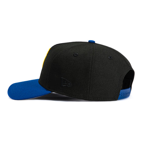 New Era 9Forty A-Frame Golden State Warriors 1969 Snapback Hat - Black, Royal New Era