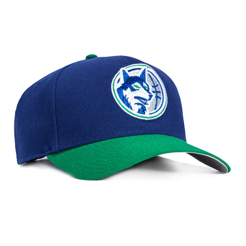 New Era 9Forty A-Frame Minnesota Timberwolves 1989 Snapback Hat - Royal, Kelly New Era