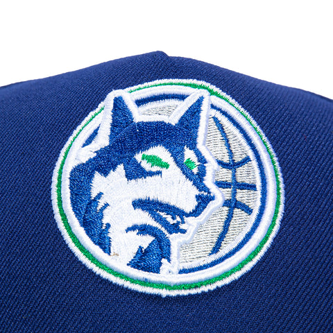 New Era 9Forty A-Frame Minnesota Timberwolves 1989 Snapback Hat - Royal, Kelly New Era