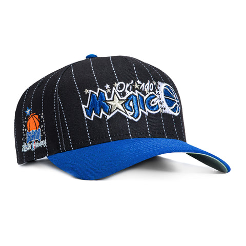 New Era 9Forty A-Frame Orlando Magic 1992 All Star Game Patch Snapback Hat - Black, Royal New Era
