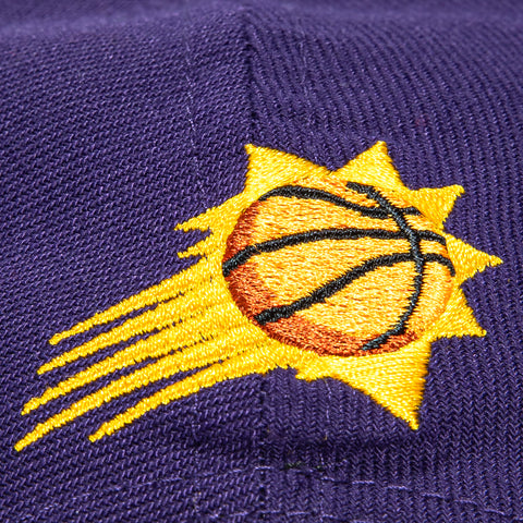 New Era 9Forty A-Frame Phoenix Suns 1995 All Star Game Patch Snapback Hat - Purple, Black New Era