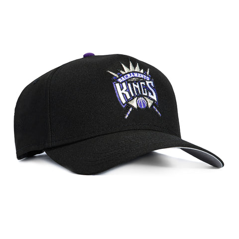 New Era 9Forty A-Frame Sacramento Kings 1994 Snapback Hat - Black New Era