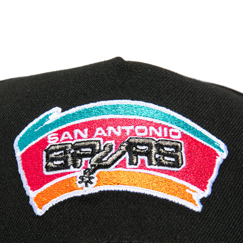 New Era 9Forty A-Frame San Antonio Spurs 1996 All Star Game Patch Snapback Hat - Black New Era