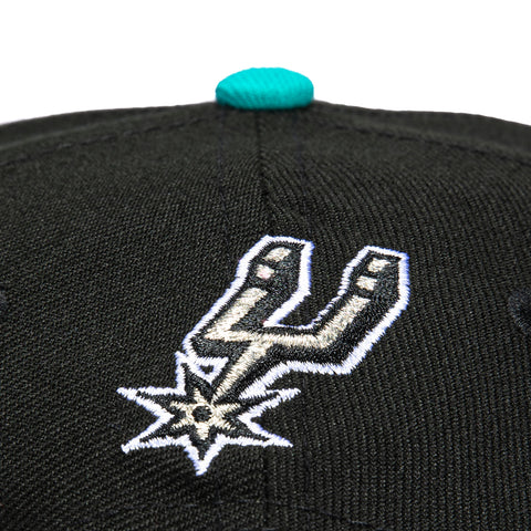New Era 9Forty A-Frame San Antonio Spurs 1996 All Star Game Patch Snapback Hat - Black New Era