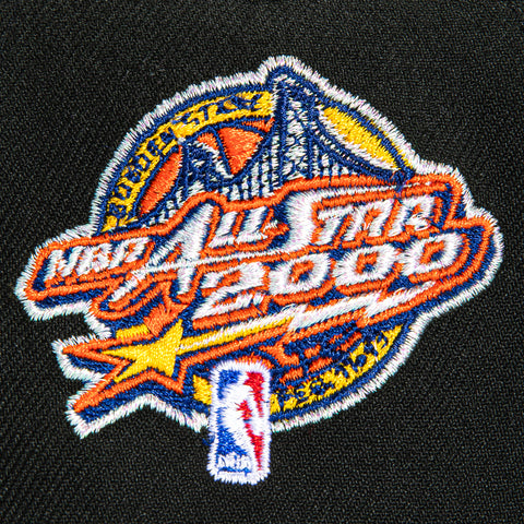 New Era 9Forty A-Frame Toronto Raptors 2000 All Star Game Patch 1995 Alternate Snapback Hat - Black, Purple New Era
