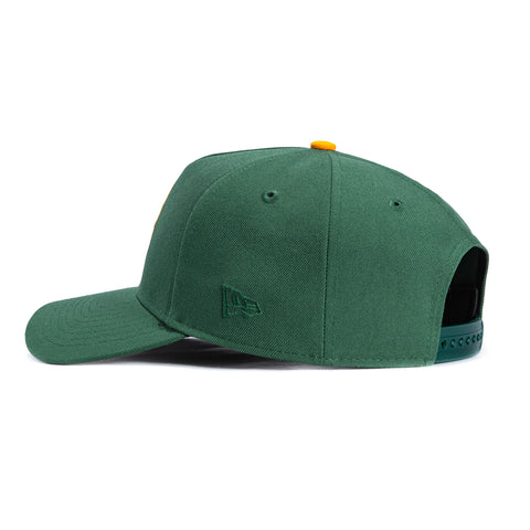 New Era 9Forty A-Frame Seattle Sonics 2001 Alternate Logo Patch Snapback Hat - Green New Era