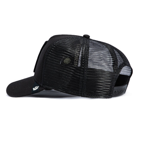 Goorin Bros Panther Adjustable Snapback Trucker Hat - Black, Black Goorin Bros