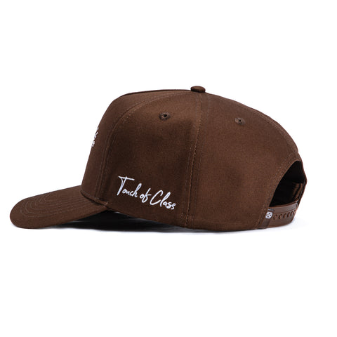 Bunx Golf Cashmere Caddie Snapback Hat - Brown Bunx Golf