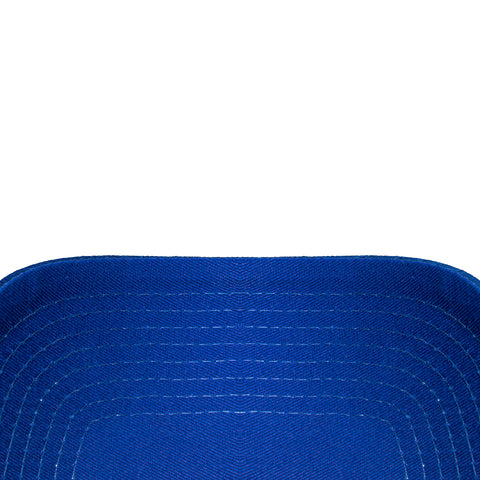 New Era 9Forty A-Frame Los Angeles Dodgers 2025 World Series Champions Flags Patch Snapback Hat - Grey, Royal New Era