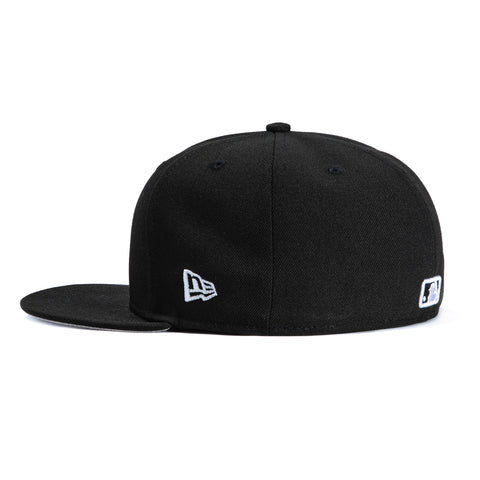 New Era 59Fifty Los Angeles Dodgers 2025 World Series Champions Patch D Hat - Black, White New Era