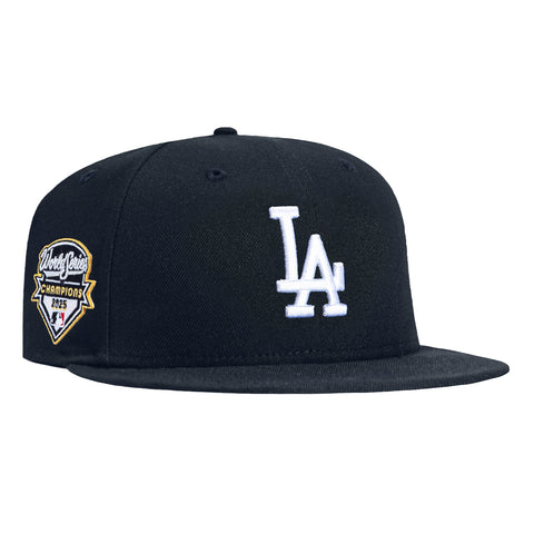 New Era 59Fifty Los Angeles Dodgers 2025 World Series Champions Patch Hat - Navy New Era