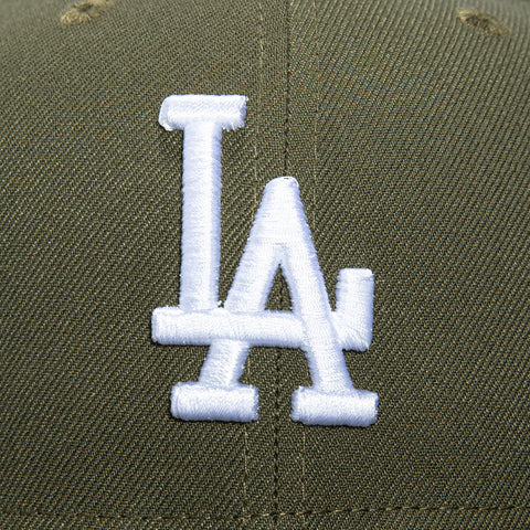New Era 59Fifty Los Angeles Dodgers 2025 World Series Champions Patch Hat - Olive New Era