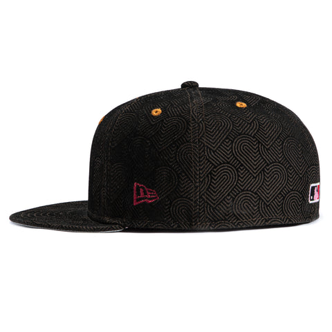 New Era 59Fifty Sweethearts Los Angeles Dodgers 1981 World Series Patch Hat - Brown, Pink New Era