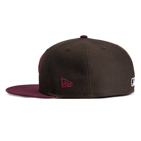 New Era 59Fifty Sweethearts Arizona Diamondbacks Inaugural Patch D Hat - Brown, Maroon New Era
