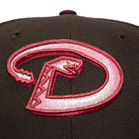 New Era 59Fifty Sweethearts Arizona Diamondbacks Inaugural Patch D Hat - Brown, Maroon New Era